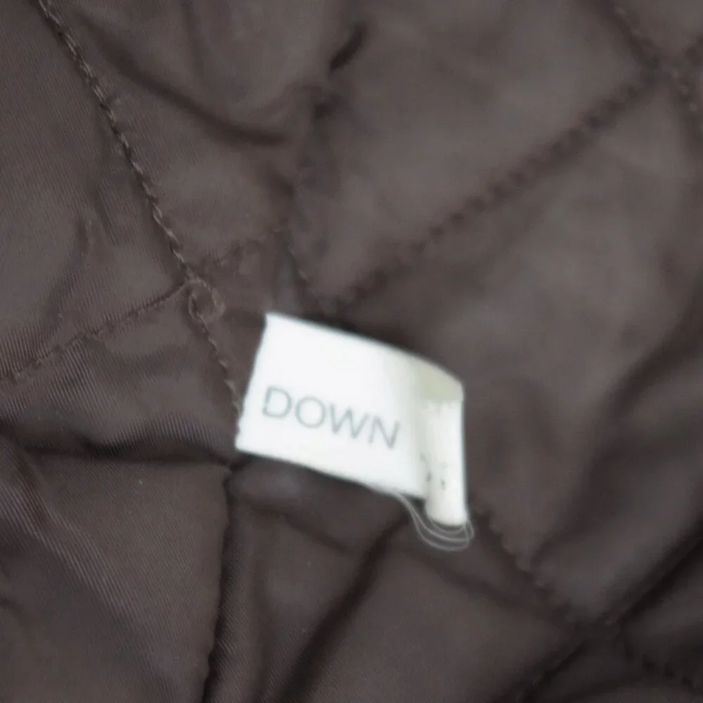 LL Bean Ladies' Treated Quilted Cotton Down Vest Small - Picture 4 of 12